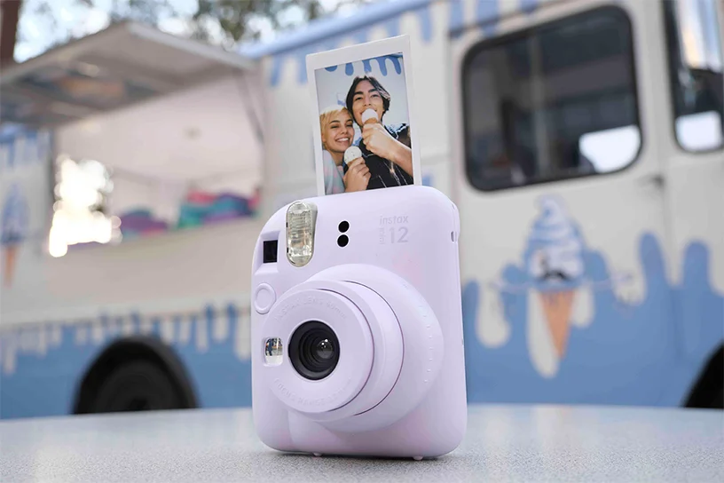 2024 nowy Fujifilm Instax Mini 12 aparat natychmiastowy kwiat różowy/pastelowy niebieski/miętowa zieleń/glina biały/liliowy fioletowy 5 kolorów