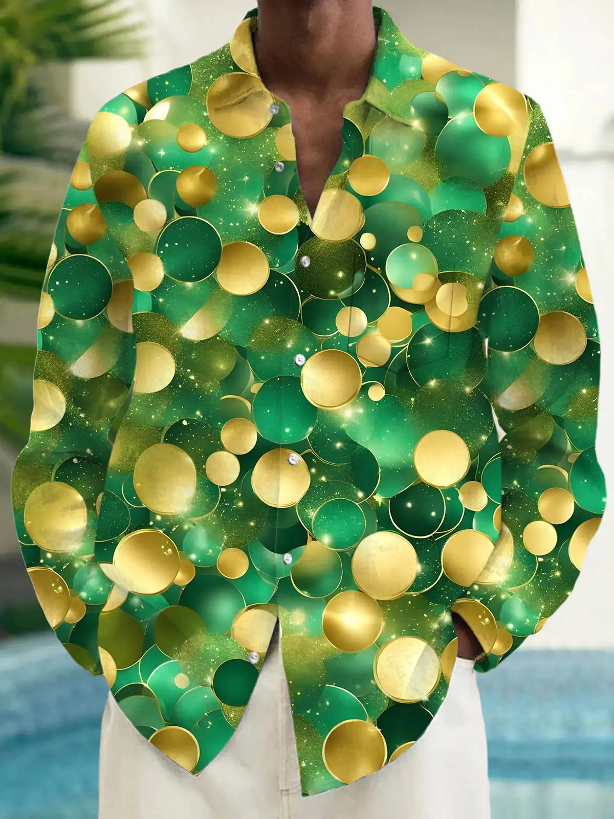 Men's Shirts Button Down Shirts Casual Shirts Spring And Summer Printed Long Sleeves Daily Fashionable Comfortable Male Top