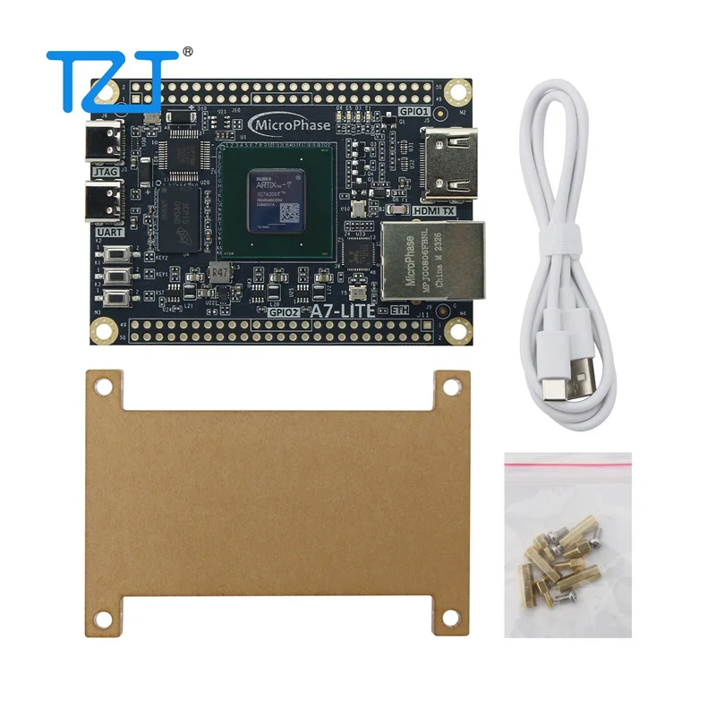 TZT MicroPhase A7-Lite-35T/A7-Lite-100T/A7-Lite-200T FPGA Development Board Core Board Onboard USB-JTAG for Xilinx Artix 7