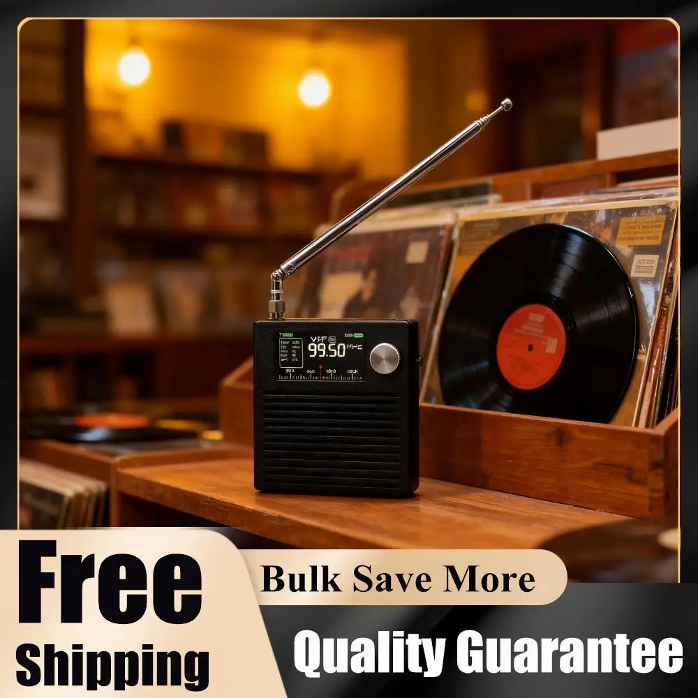 

Усилитель для наушников с аккумулятором 3000 мАч, радиоприемник с антенной, подарок для пожилых людей, для прогулок и бега