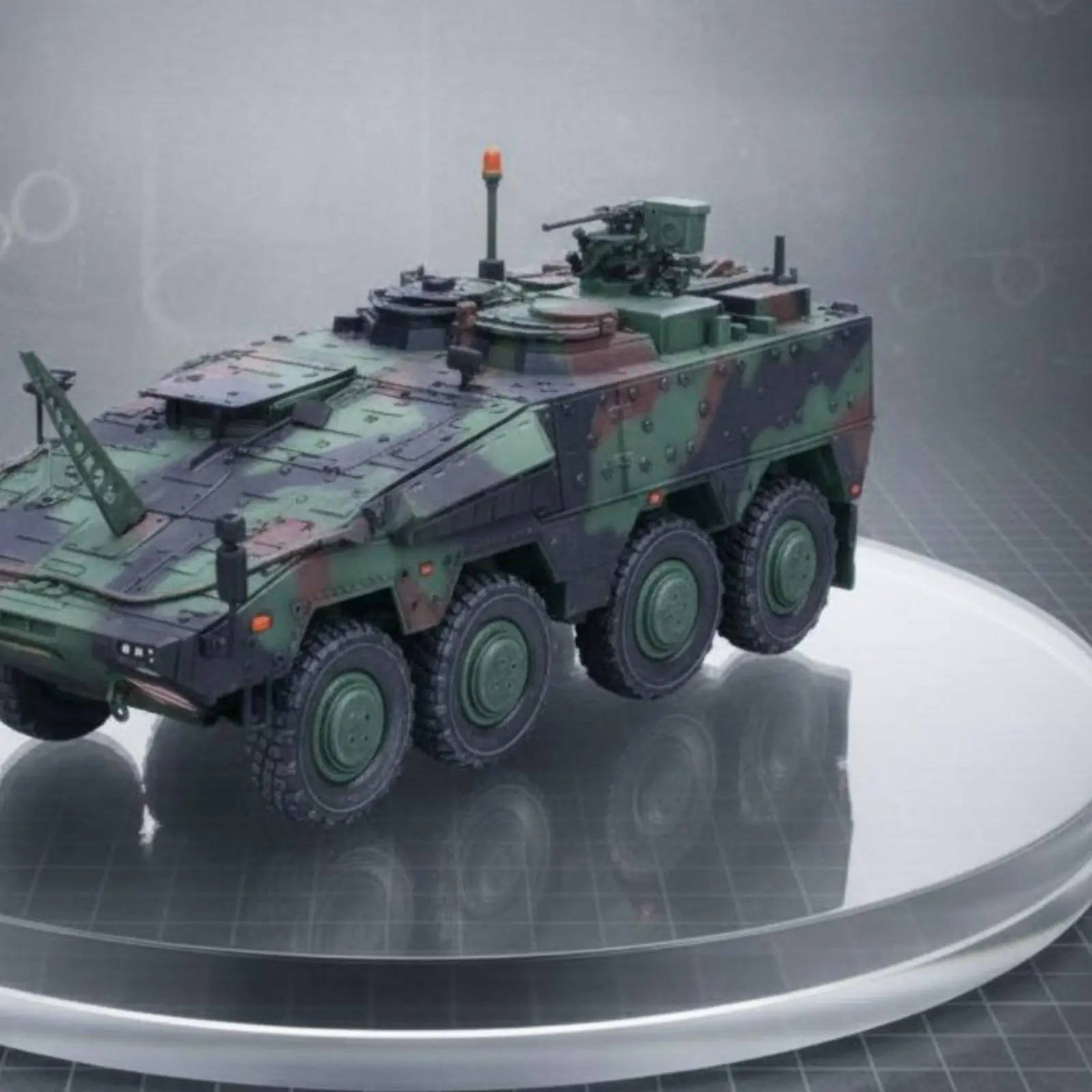 1 72 Scale Diecast German Armored Car Model Alloy Vehicle Replica Realistic Collectible Toy for Shelf Display