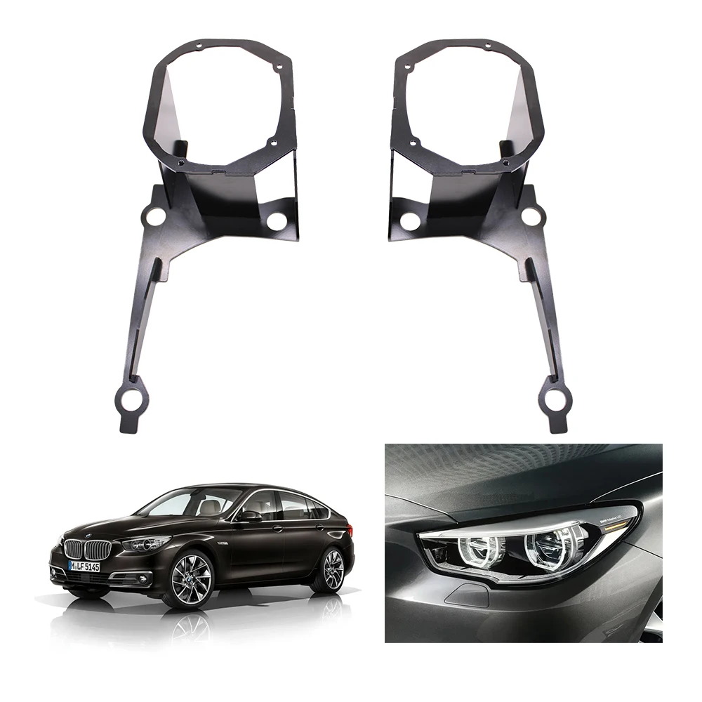 

Taochis Car-Styling Adapter Frame Headlight Bracket for BMW 5 series GT AFS 2010-2017 car light retrofit upgrade holder