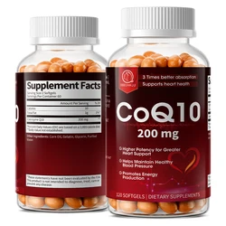 BBEEAAUU 300mg Organic Ultra High Absorption COQ10 Coenzyme Q10 Blood Vessels&Heart Health Blood Pressure Balance for Old People