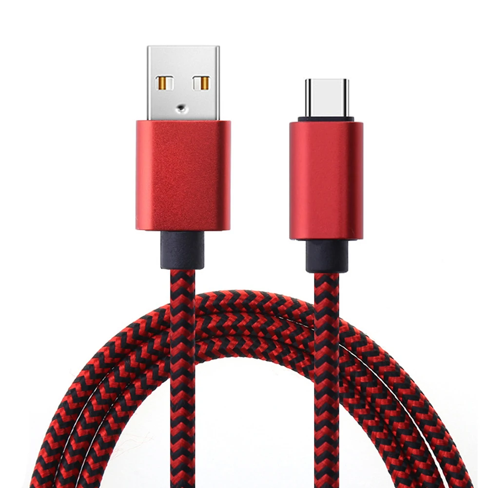 USB Type C Cable Sturdy Flexible Charging Cable For Androids USB Type C Cable 3ft 2A Fast Charging Type-C Braideds Cable
