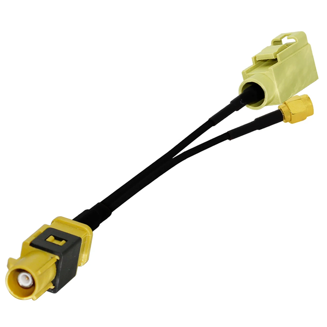 1pc Fakra E/I Male to  SMA Male Plug and Fakra E/I Female  RG174 Pigtail Cable 15cm/30cm/50cm Long For Car GPS