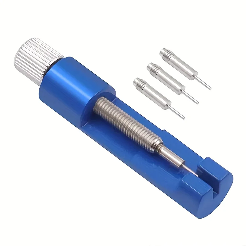 Herramienta de reparación y instalación de medidor removedor de correa de Metal, ajustador de medidor, modificación de longitud, herramienta de desmontaje de cadena de reloj de acero