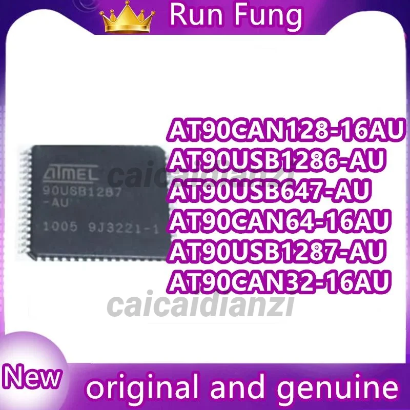 AT90USB1287-AU AT90USB1286-AU AT90USB647-AU AT90CAN64-16AU AT90CAN32-16AU AT90CAN128-16AU  Integrated circuit MCU QFP64  1PCS