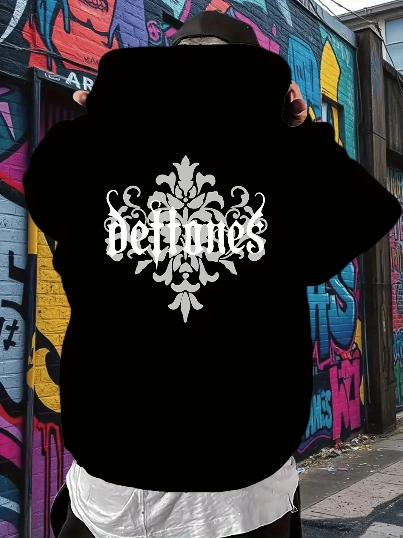 

Gothic Letter Graphic Print Autumn and Winter Men's and Women's Hoodies Casual Loose Outdoor Street Sports Training Brand Fashio