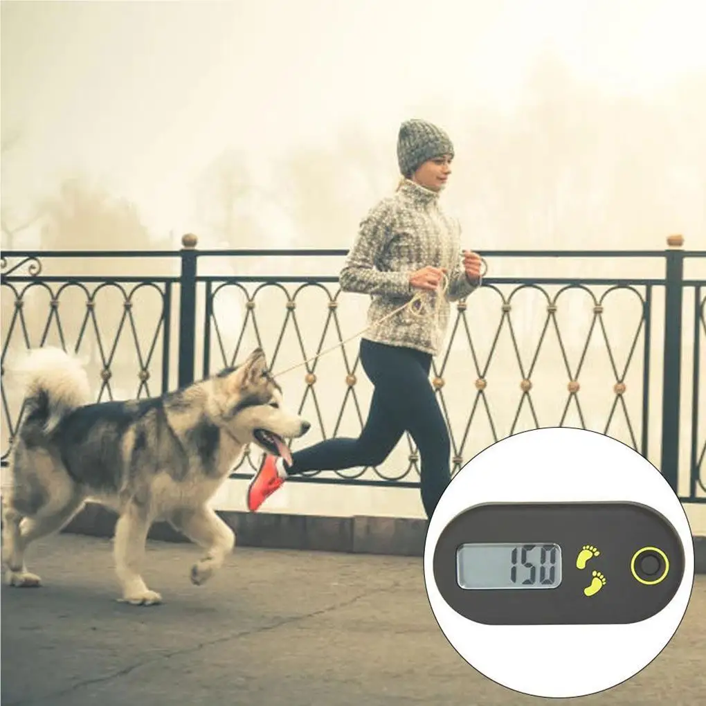 Steps Counter Mini Pedometer ABS Fine Workmanship Space Saving Digital Display 3D Outdoor Accessories Running Supplies