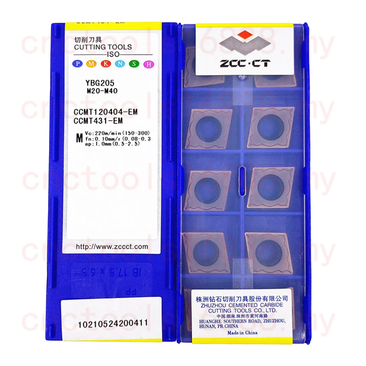 ZCC.CT CCMT060204 CCMT060208 CCMT09T304 CCMT09T308 CCMT120404 CCMT120408-TC EM 53 AHF YB9320 YBM153 YB7315 YBM253 YBC251 YBG202