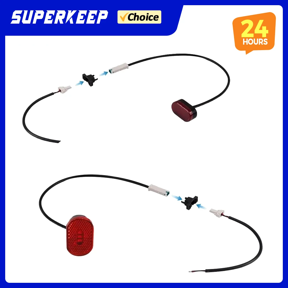 

Rear Fender Tail Light for Xiaomi M365 Pro Pro2 Electric Scooter Foldable Resistant Taillight Smart Tail Cable Repair Parts