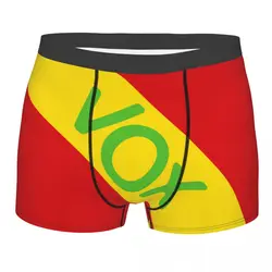 Custom Spain Flag Vox Underwear Men Stretch Spanish Political Party Boxer Briefs Shorts Panties Soft Sexy Underpants For Homme