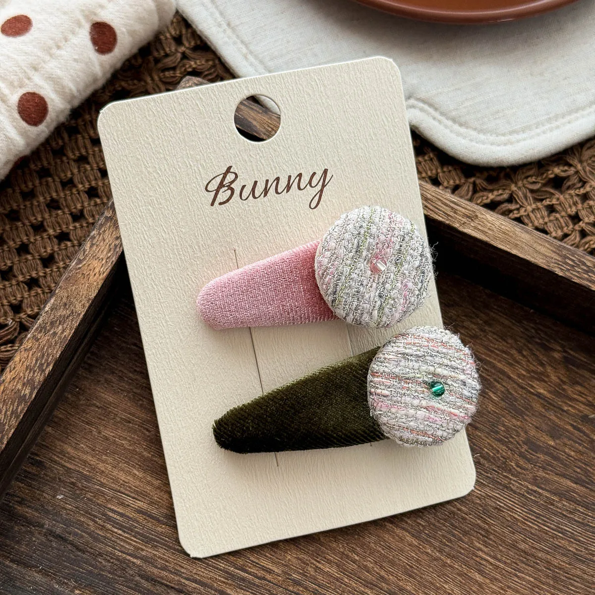 2pcs/set Bow Children's Hairpin Sweet Girl Bangs Side Clip Barrettes Hair Clip Hairgrip Hairpin Headwear Hair Accessories