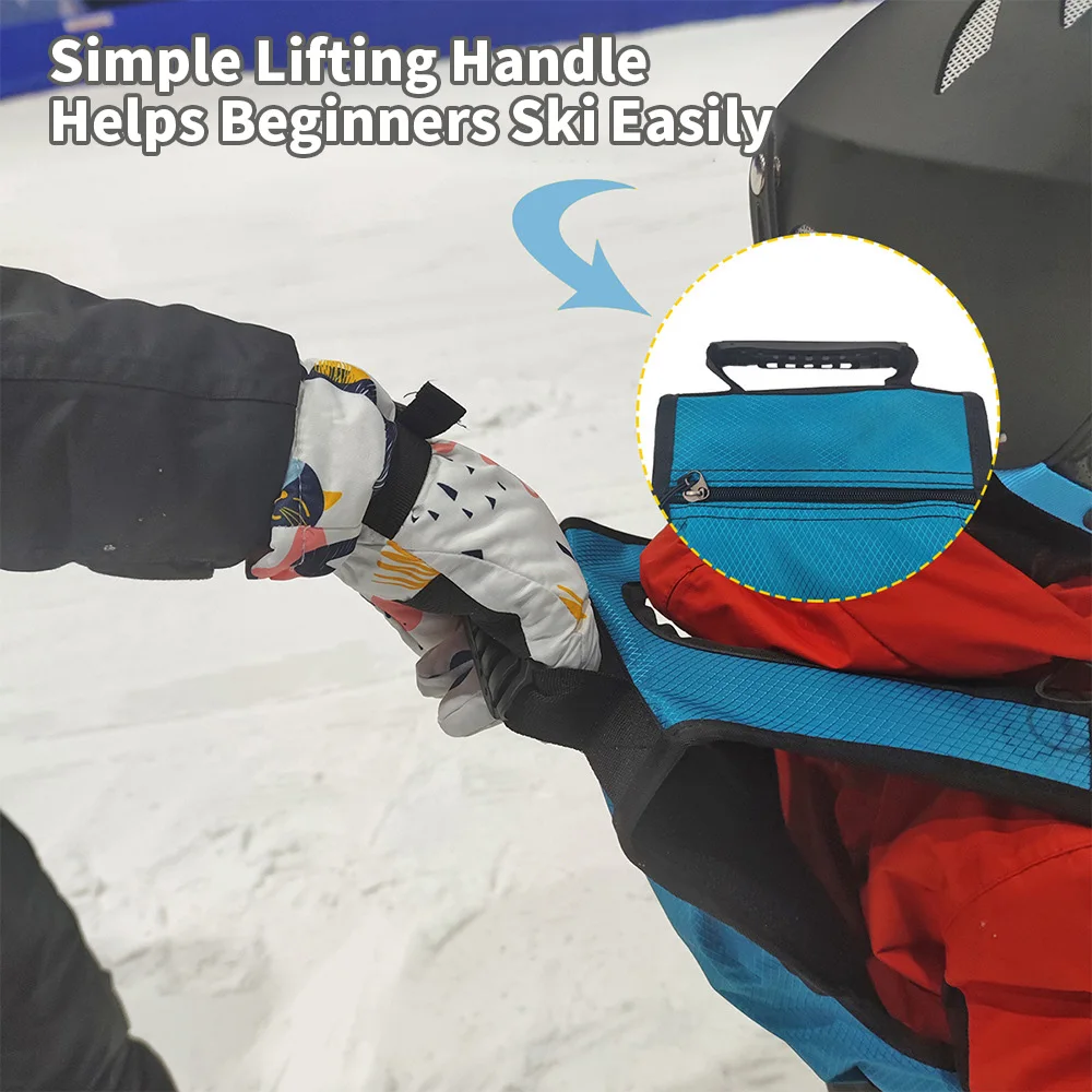 Ski Training Harnas Voor Kinderen Verstelbare Veiligheidslijn Voor Beginnende Skiërs Eenvoudig Te Gebruiken Training Aid Training Ski 'S Voor Kinderen