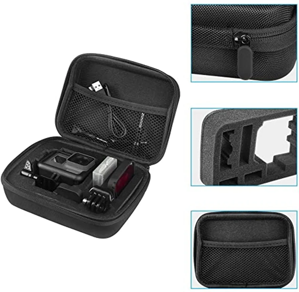 Чехол для экшн-камеры GoPro Hero 12 11 10 9 8 7 6 Black Xiaomi Yi 4K Sjcam Sj4000 Eken H9r