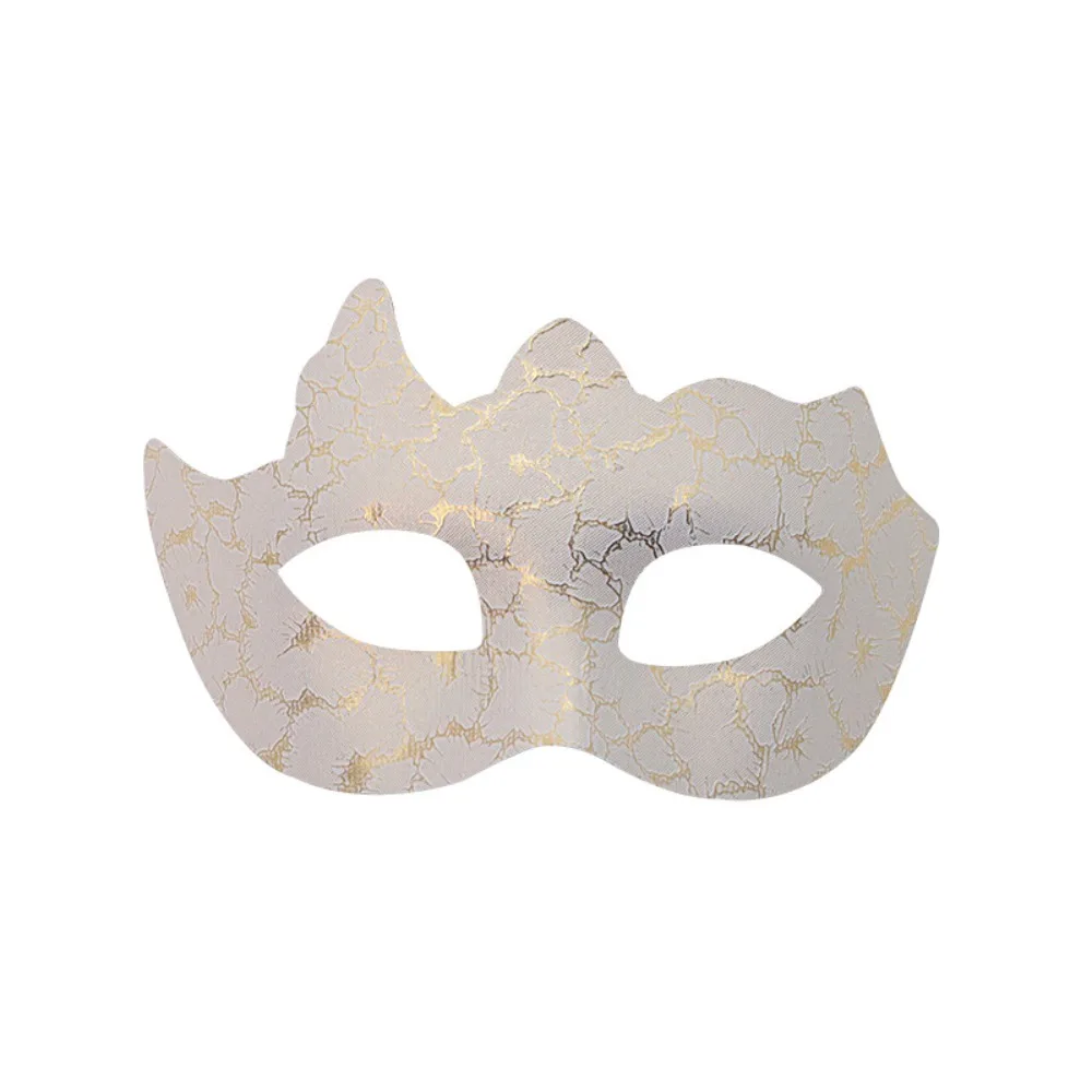

Fashion Plastic Halloween Masks Durable Reusable Jazz Mask Gold Venetian Masquerade Half Face Mask Women