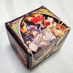 Yugioh Mikanko Deck Box Yu-Gi-Oh! TCG OCG PTCG Trading Cards Nini Mirror Hare the Sword Purrely Figure Pu Leather Storage Box