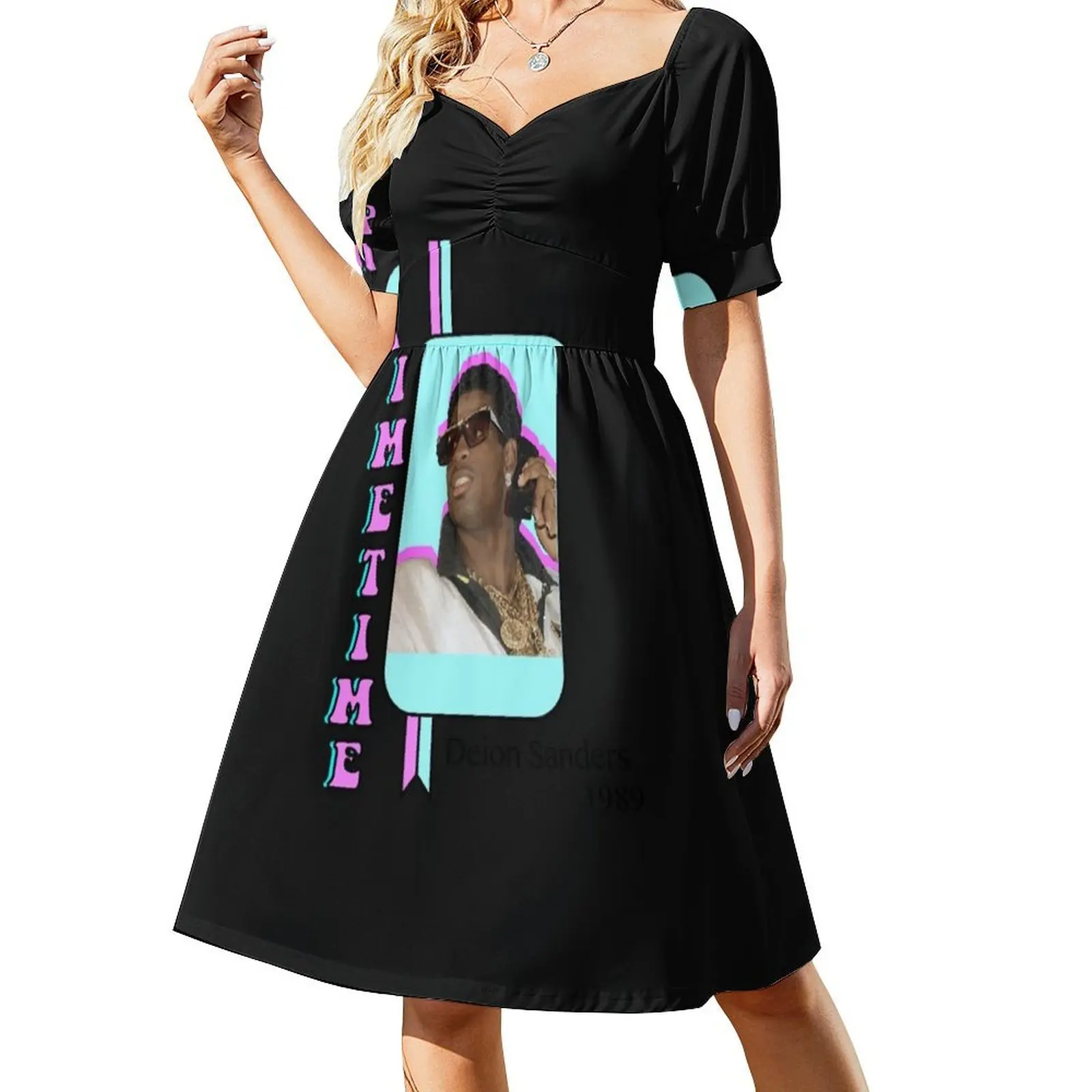 deion sanders Short-Sleeved Dress Long dresses women's luxury party dress summer dress women 2025