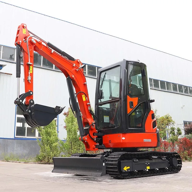 FREE SHIPPING Cheap Excavators With Cabin 2.5 3.5 3 Ton Mini Excavator For Sale CE EPA European And American Hot