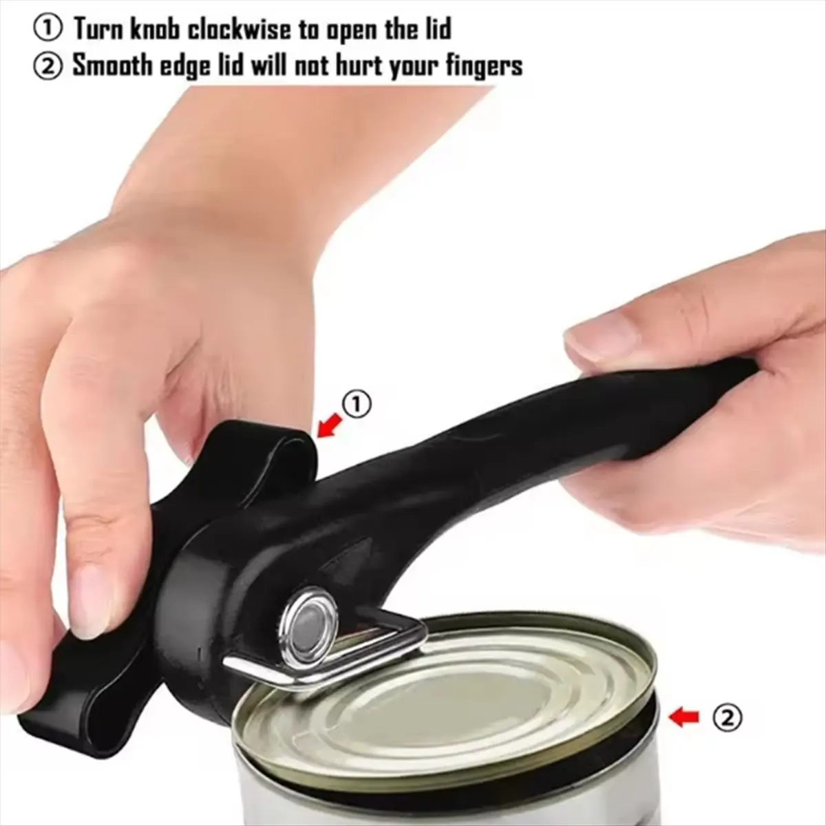 N14R Top Metal Can Opener Professional Kitchen Tools Safety Handheld Manual Can Opener Side Cut