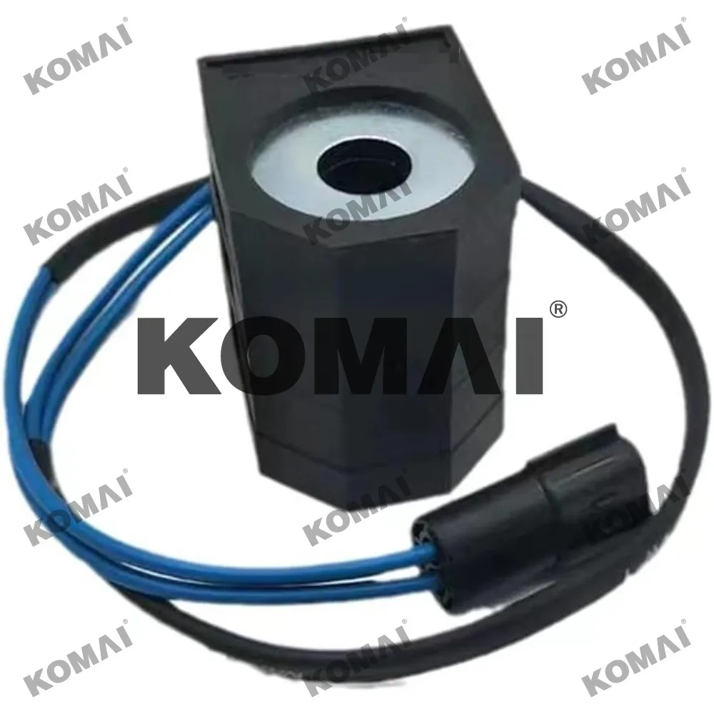 

XOJOX 24V Solenoid Valve Coil 220-5 215 225 Excavator H:52mm Φ:13mm