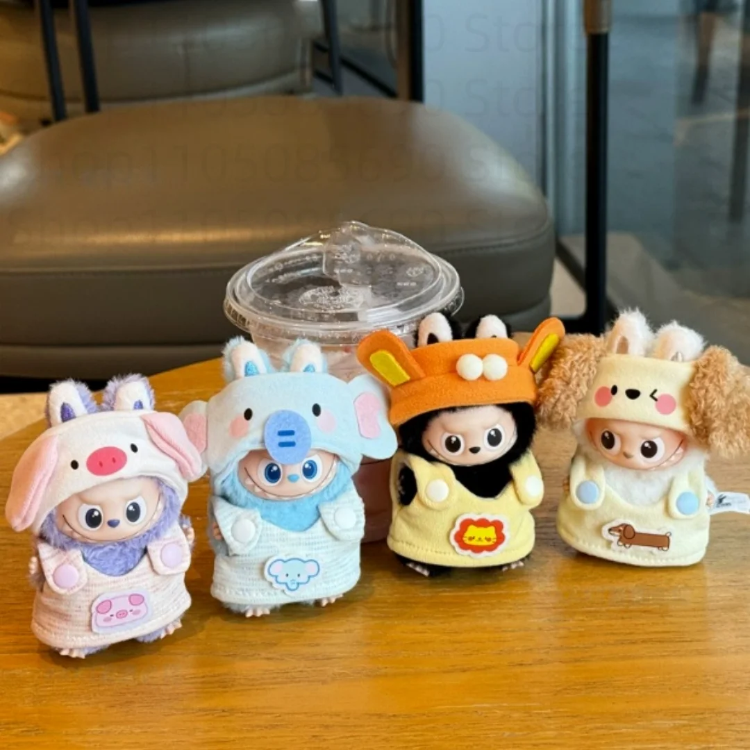 

Одежда для кукол Labubu V4, одежда Labubu поколения, высокоэнергетическая передняя виниловая кукла 4,0, сменные аксессуары, носимые Hai