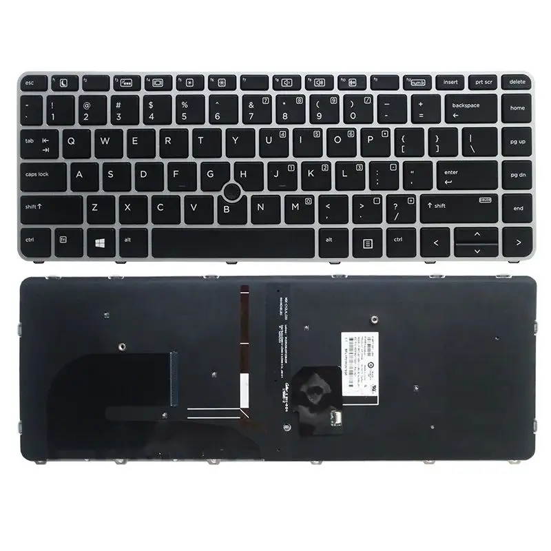 AR/US/RU/FR Laptop Keyboard for HP for EliteBook 840 G3 840 G4 848 G3 848 G4 745 G3 745 G4 840r G4 HSTNN-I33C-4 ZBOOK 14u G4