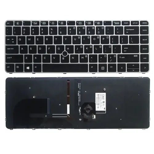 Imagen 2 del producto Teclado de ordenador portátil AR/US/RU/FR para HP para EliteBook 840 G3 840 G4 848 G3 848 G4 745 G3 745 G4 840r G4 HSTNN-I33C-4 ZBOOK 14u G4