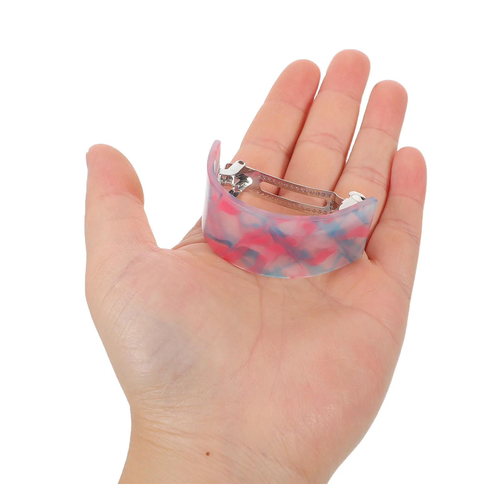 

Набор из 4 заколок-крабов для волос из ацетатного материала с прочной пружинной застежкой для причесок, высоких хвостов и пучков, модные аксессуары для женских причесок