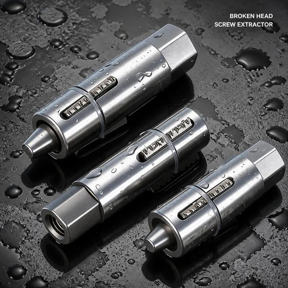 Durable 4/6 Points Broken Screw/Wire Extractor Adjustable Faucet Repair Water Pipe Repair Tool Slide Tooth Removal Tool