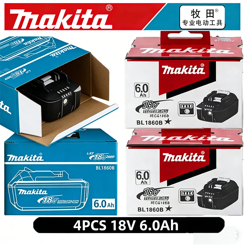

6000mAhoriginal Makita battery, 18V 6.0Ah rechargeable battery, replacing Makita BL1830BL1840BL1850BL1860B, power tool batte
