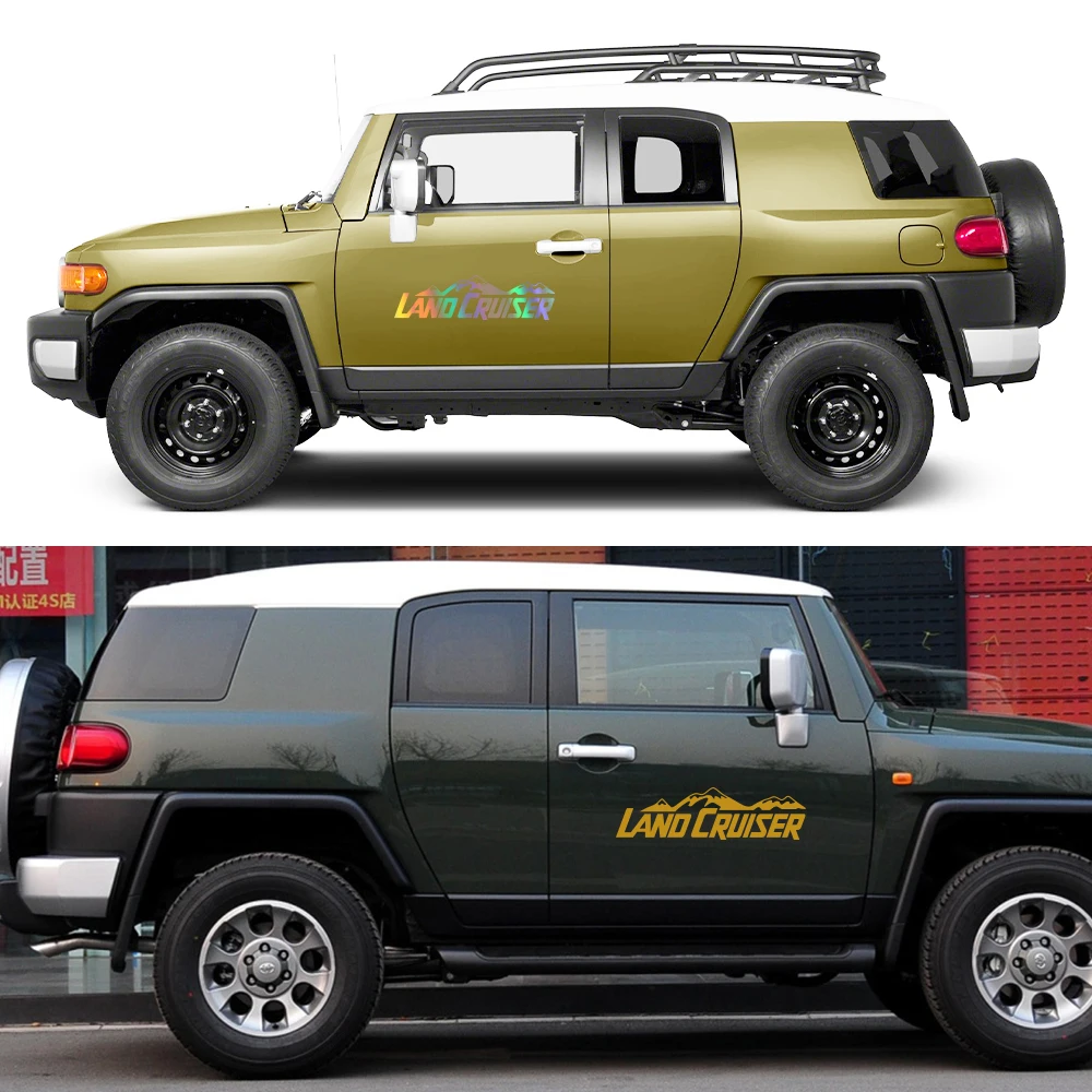 Car Sticker For Toyota Land Cruiser 70 90 100 120 150 200 lc100 lc200 lc300 Graphics Mountain Vinyl Film Decal Auto Accessories