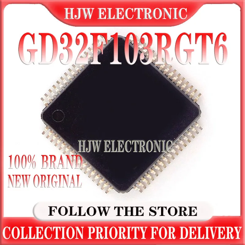 

10-100Pcs GD32F103RGT6 GD32F103RGT6 LQFP64 microcontroller-MCU