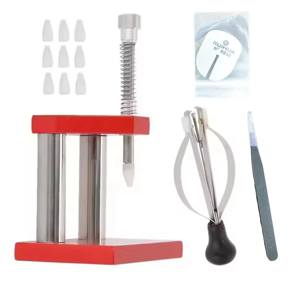 

Red Portable Watch Hand Needle Remover Presser Plunger Puller Accurate Wristwatch Repair Fittings Tools for Watchmakers