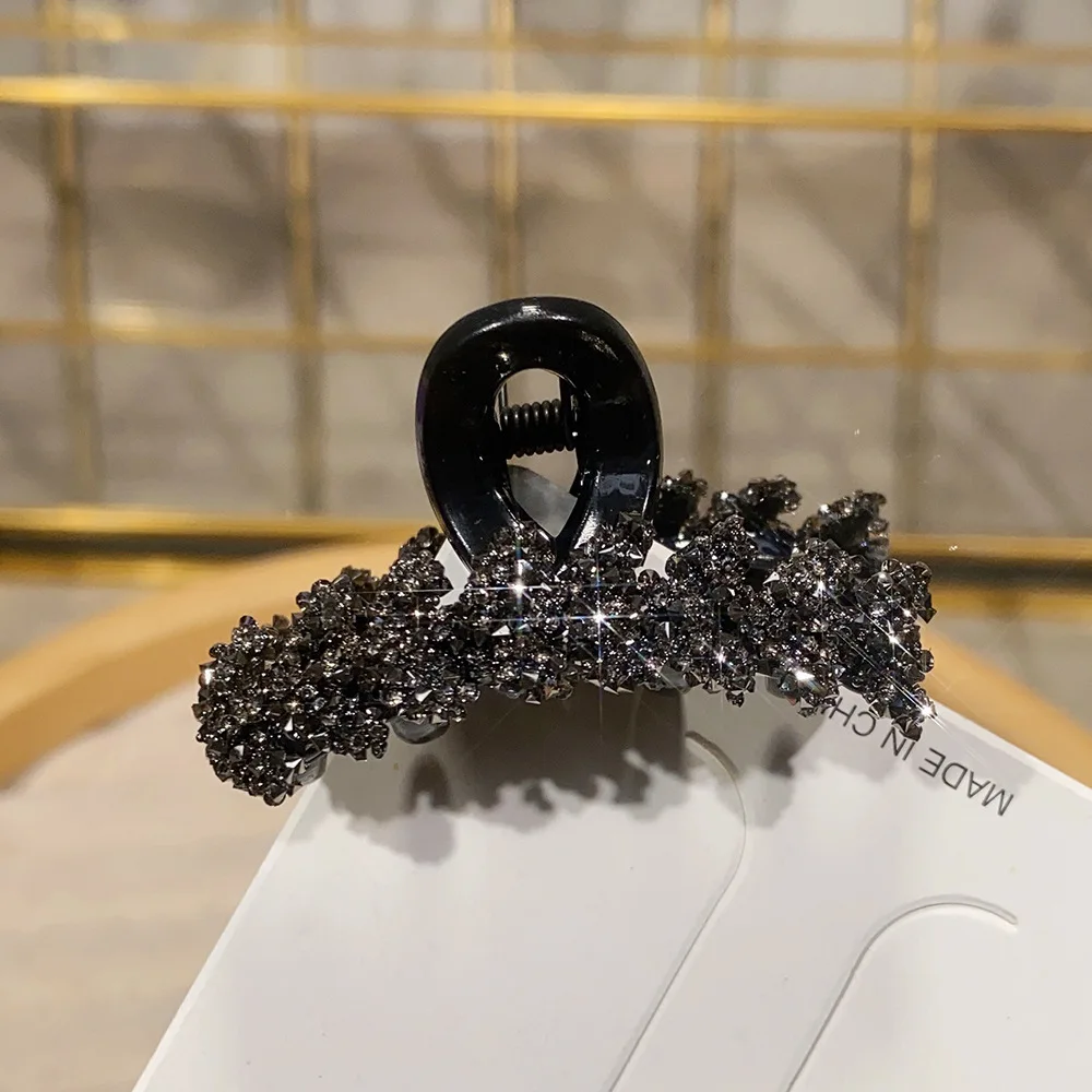 Mini Claw Clip Sweet Hair Clips Elegant Side Bangs Accessory For Women Daily Styling Photos Crystal Wheat Ear Hair Jewelry