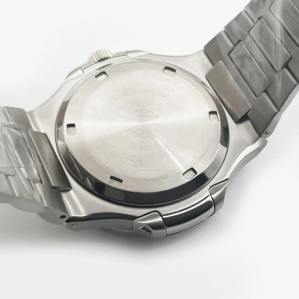40mm Square Watch Case for Nautilus Style Movt NH34 NH35 NH36 NH38 NH70 NH71 NH72 10bar Waterproof 316L Stainless Steel image 5