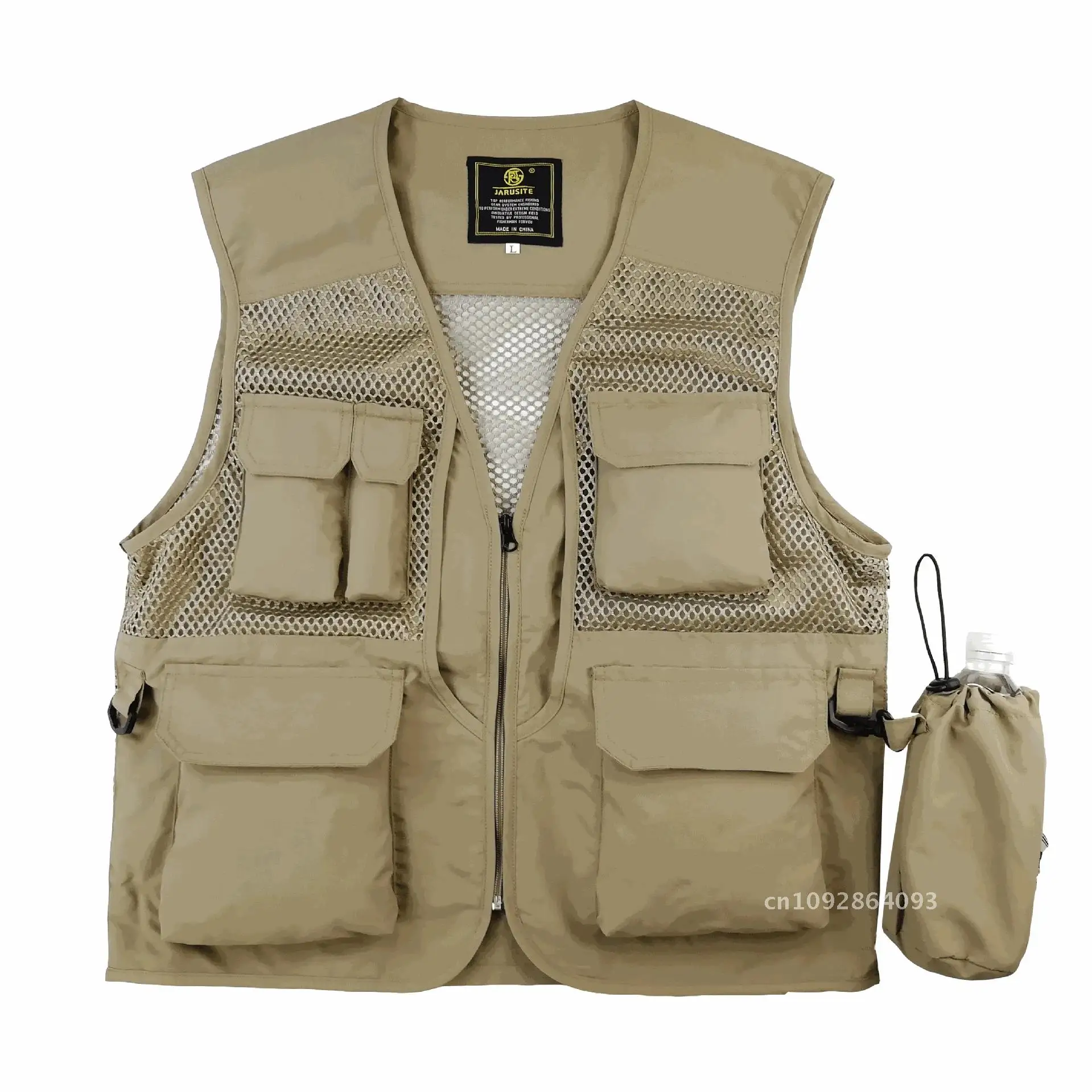 

Summer Waterproof Fishing Vest Outdoor Military Tactical Mesh Waistcoat Reporter Hunting Photography Shooting Multi-pocket Cloth
