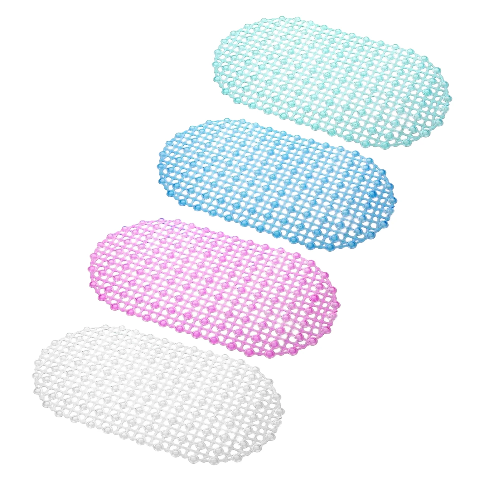 67x37cm Mat Bathtub Bath Mat PVC Small Bathtub Safety Shower Non-slip Bath Mats with Suction Cups Floor Mat Bathroom Mat