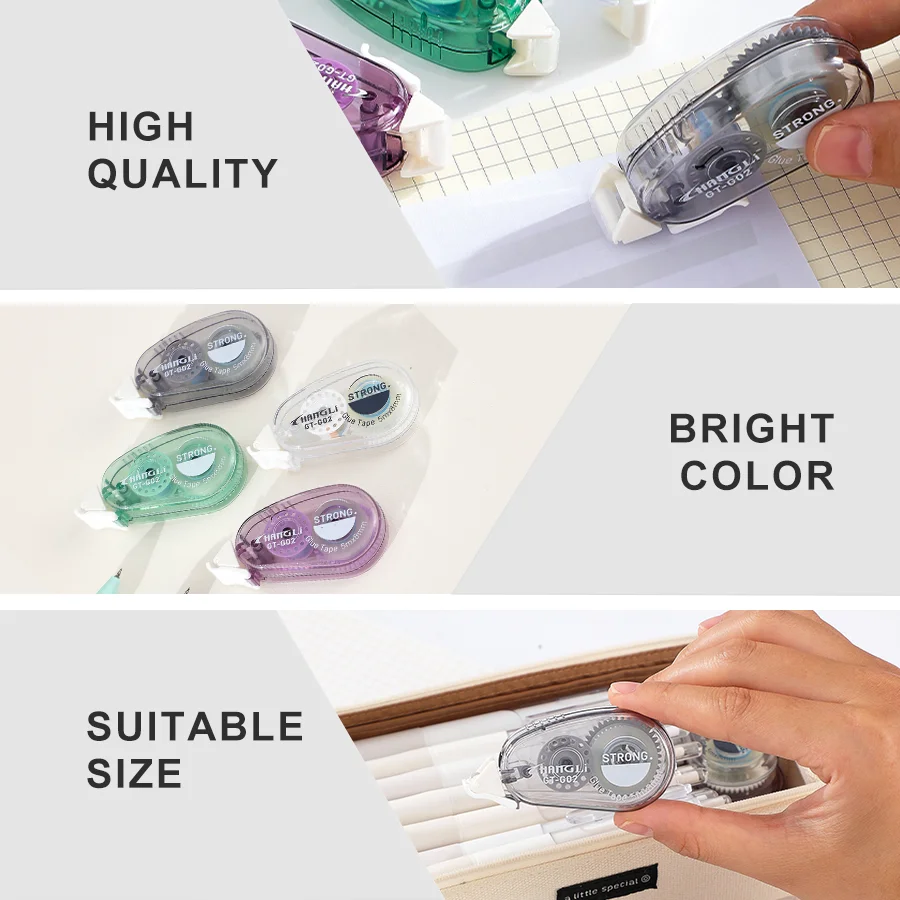 Multi stick hand-painted Paper Cuttings strong adhesive portable double-sided adhesive glue tape