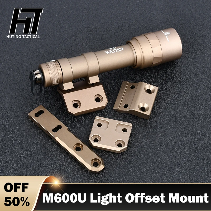 WADSN M300 M600 M600U Surefir Marking SF Flashlight MLOK KEYMOD White LED Metal Scout Light For AR15 HK416 M416 M16 M4