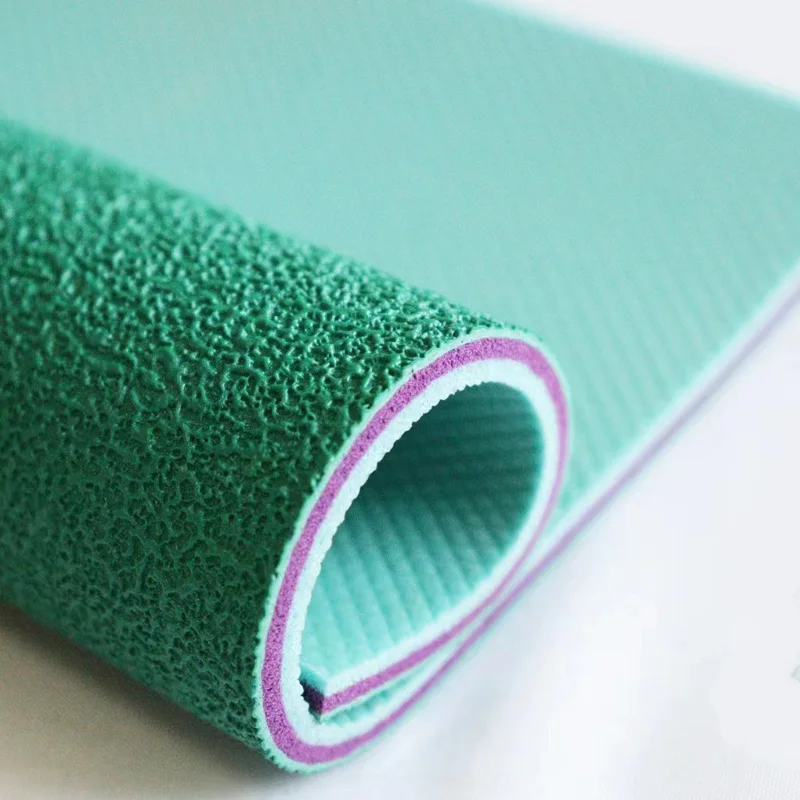 Beable Anti-Slip Indoor Green 4.5mm 5.1mm 6.0mm PVC Sports Court Vinyl Sponge Flooring Easy To Roll Badminton Tennis Flooring