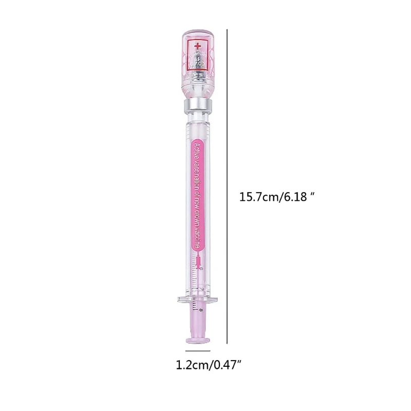 Random 1 Syringe Pens Creative-Fun Pen Novelty Medical Ballpoint Pens Gift for Nurses,Nurse Doctor Pretend Play Party Supplies