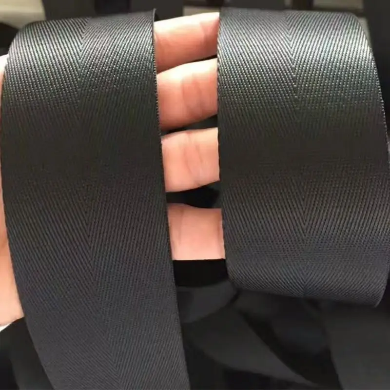 

10Meters 20-50mm Black Nylon Webbing Strap Backpack Decorative Braid Ribbon Pet Collar Bias Binding Belt Sling Sewing Accessory