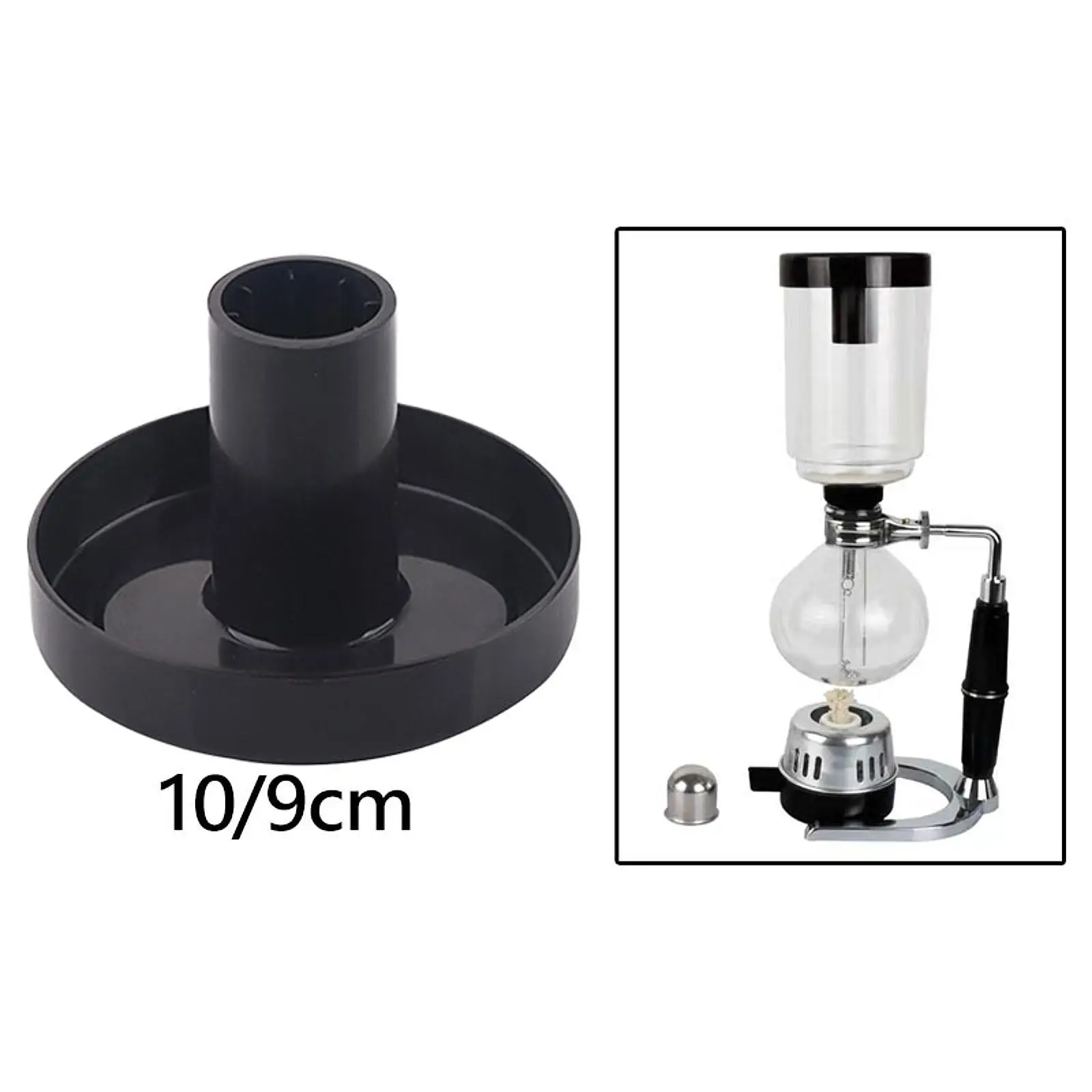 Upper Bowl Lid Siphon Pot Accessories Upper Chamber Cover Siphon Pot Components Lightweight Easy to Clean Secure Holder Stand