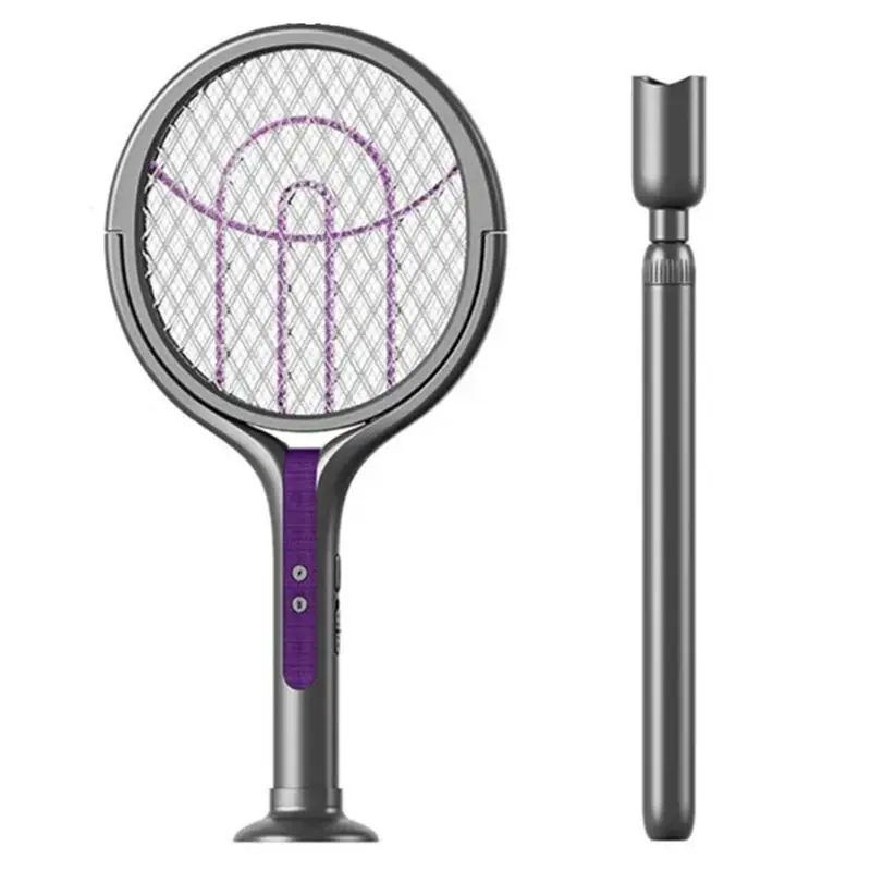 [B25B!】 Handheld Telescopic Electric Mosquito Swatter, Perfect For Indoor & Outdoor Insect Zapping