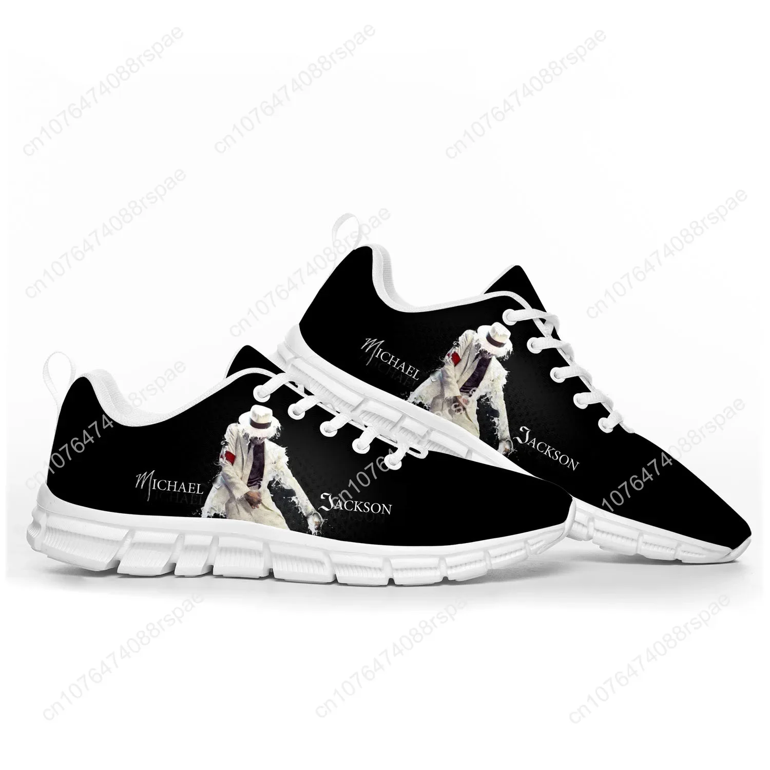 Michael Jackson Pop Singer Dancer Sports Shoes Mens Womens Teenager Kids Children Sneakers Custom High Quality Couple Shoes