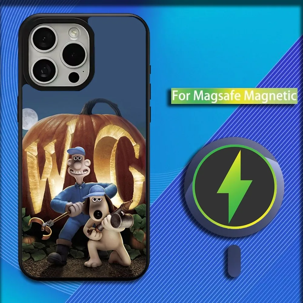 W-WallaceS cute G-Gromit Phone Case For iPhone 16,15,14,13,12,11,Plus,Pro,Max,Mini Magsafe Magnetic Wireless Charging