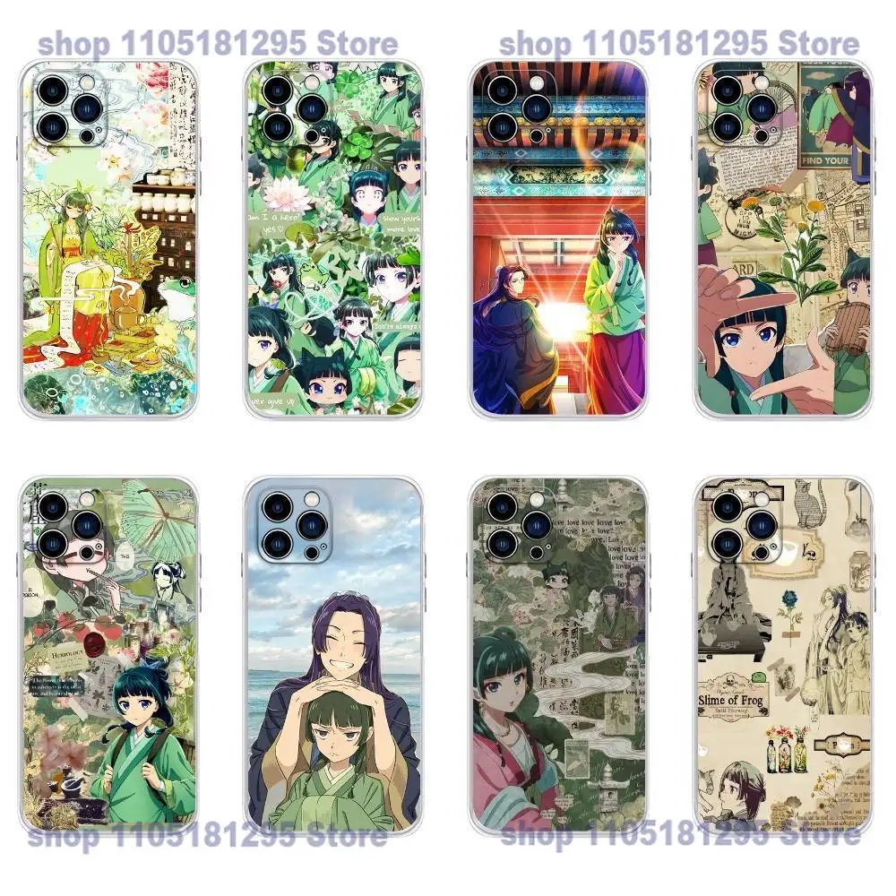 

A-Apothecary D-Diaries Maomao Phone Case For iPhone 17,16,15,14,13,12,11 X,Plus,Pro,Max,XR,Plus,E,Mini Transparent Soft Cover