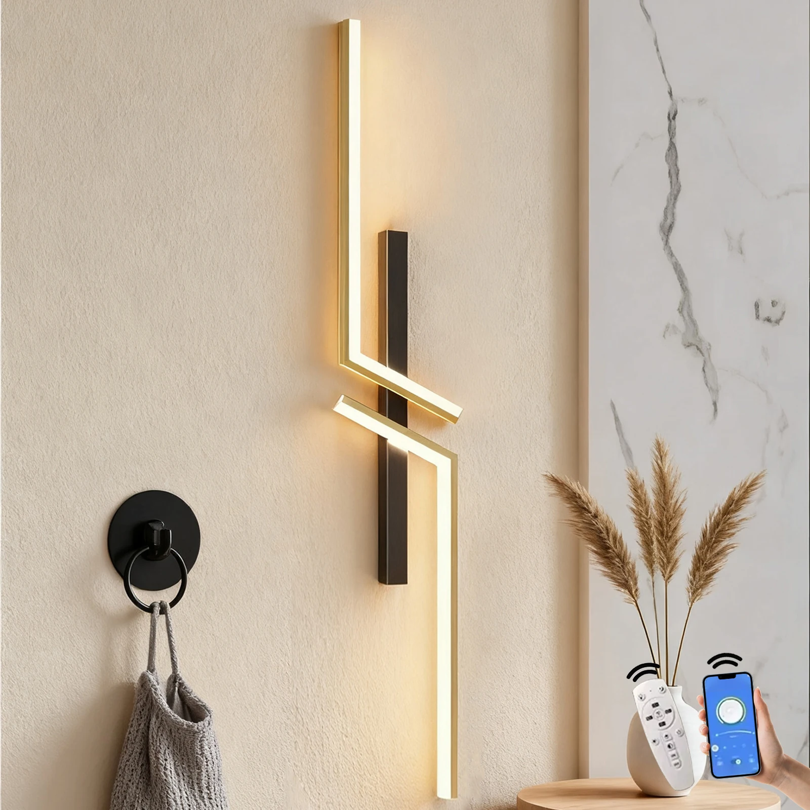 

Minimalist LED Stair Wall Light Led Bedside Wall Lamps For Bedroom Stairs TV Background Living Room Simple Interior Wall Lights