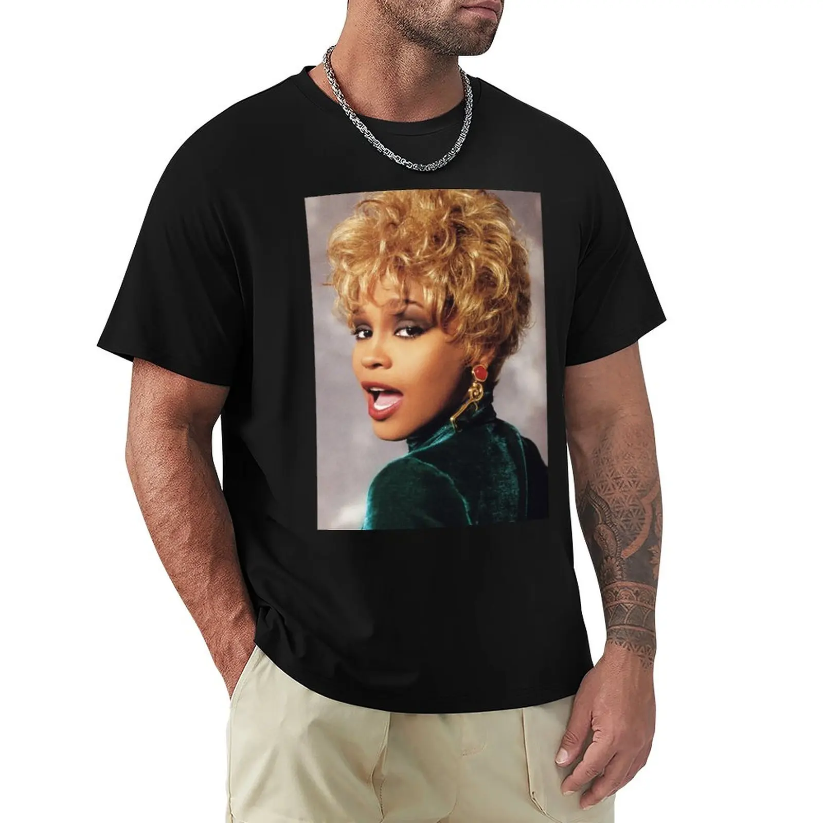 Whitney Houston - Queen T-Shirt T-Shirt cute clothes new edition summer tops oversized t shirts for men